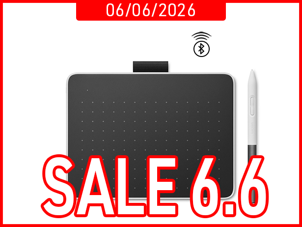 Bảng Vẽ Điện Tử Wacom One S CTC4110WL (Bluetooth, White)