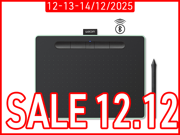Bảng Vẽ Điện Tử Wacom Intuos M CTL6100WLE (Bluetooth, Green)