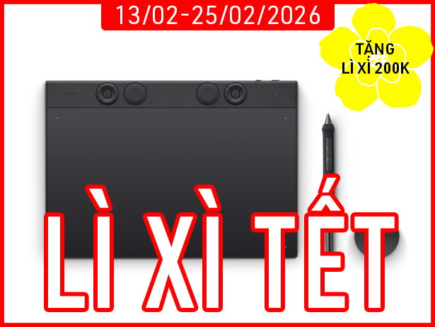 Bảng Vẽ Điện Tử Wacom Intuos Pro M PTK670 (Model 2025)