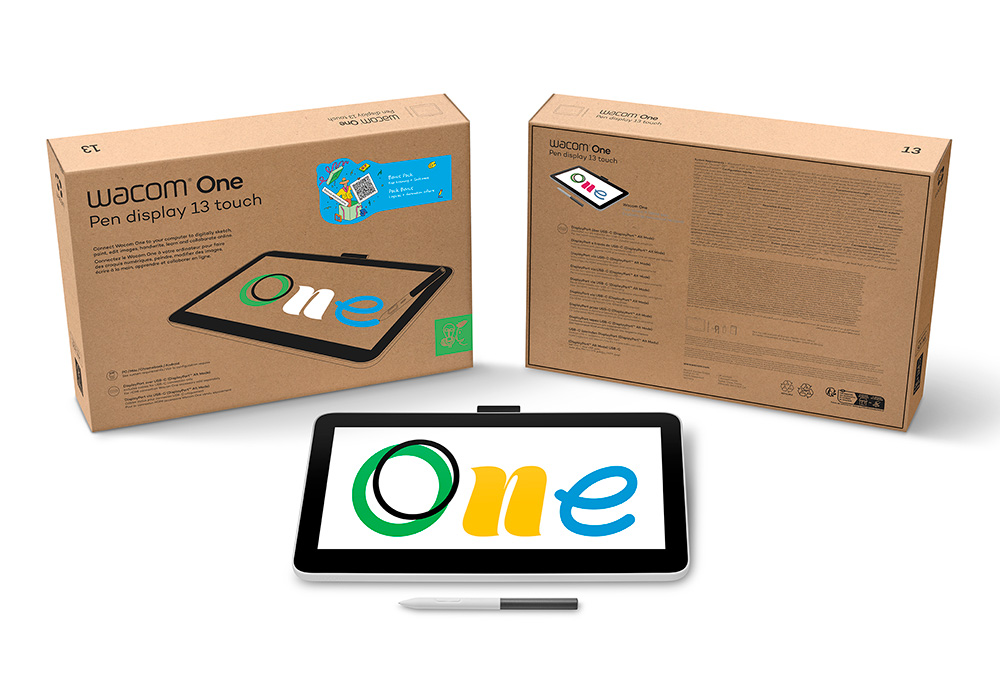 24年製 Wacom One 13 touch（TDTH134W4D） DTH134W4D Wacom One 13touch/液晶ペンタブレット 1台 wacom