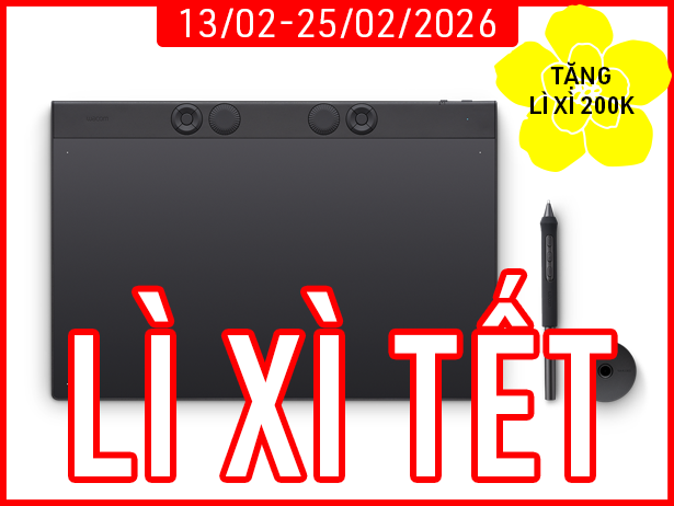 Bảng Vẽ Điện Tử Wacom Intuos Pro L PTK870 (Model 2025)