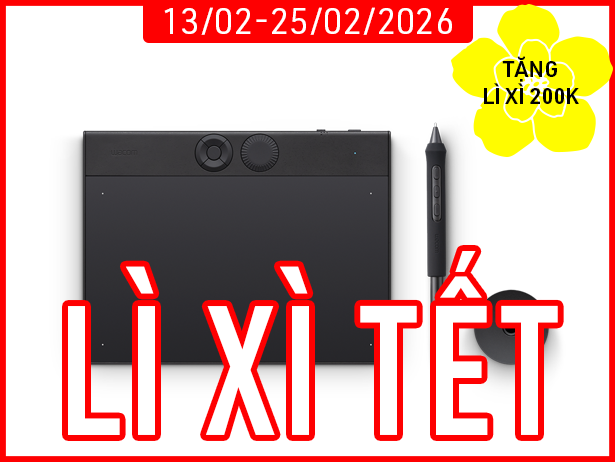 Bảng Vẽ Điện Tử Wacom Intuos Pro S PTK470 (Model 2025)