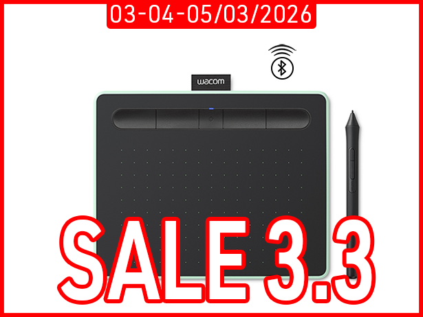 Bảng Vẽ Điện Tử Wacom Intuos S CTL4100WLE (Bluetooth, Green)