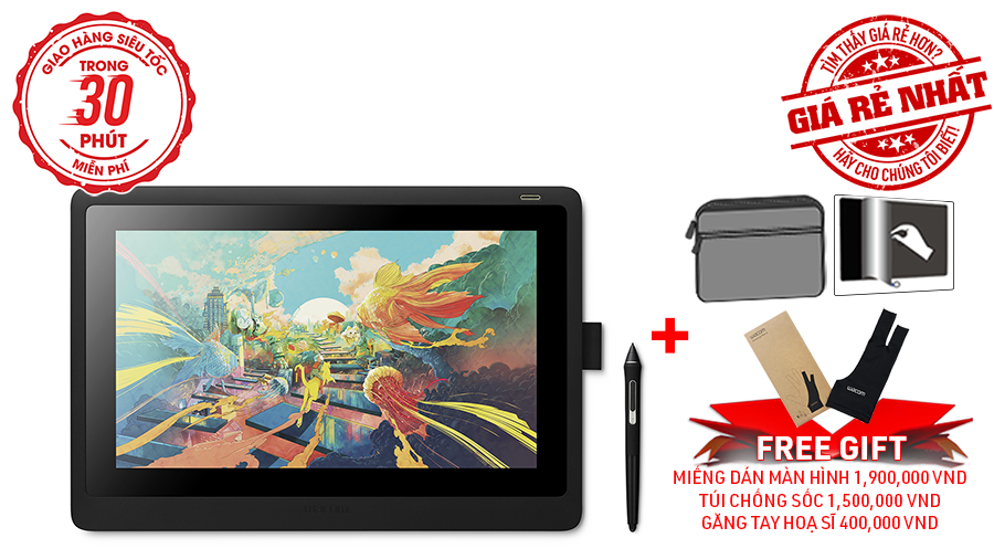 Bảng Vẽ Điện Tử Wacom Cintiq 16 DTK1660
