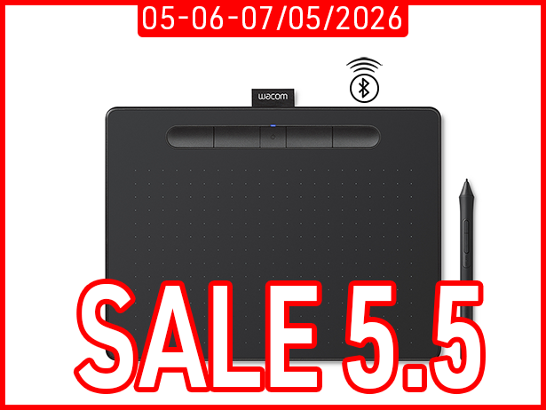 Bảng Vẽ Điện Tử Wacom Intuos M CTL6100WLK (Bluetooth, Black)